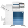 HP Color LaserJet managed MFP E786Z front-view with-2000-sheet, High-Capacity